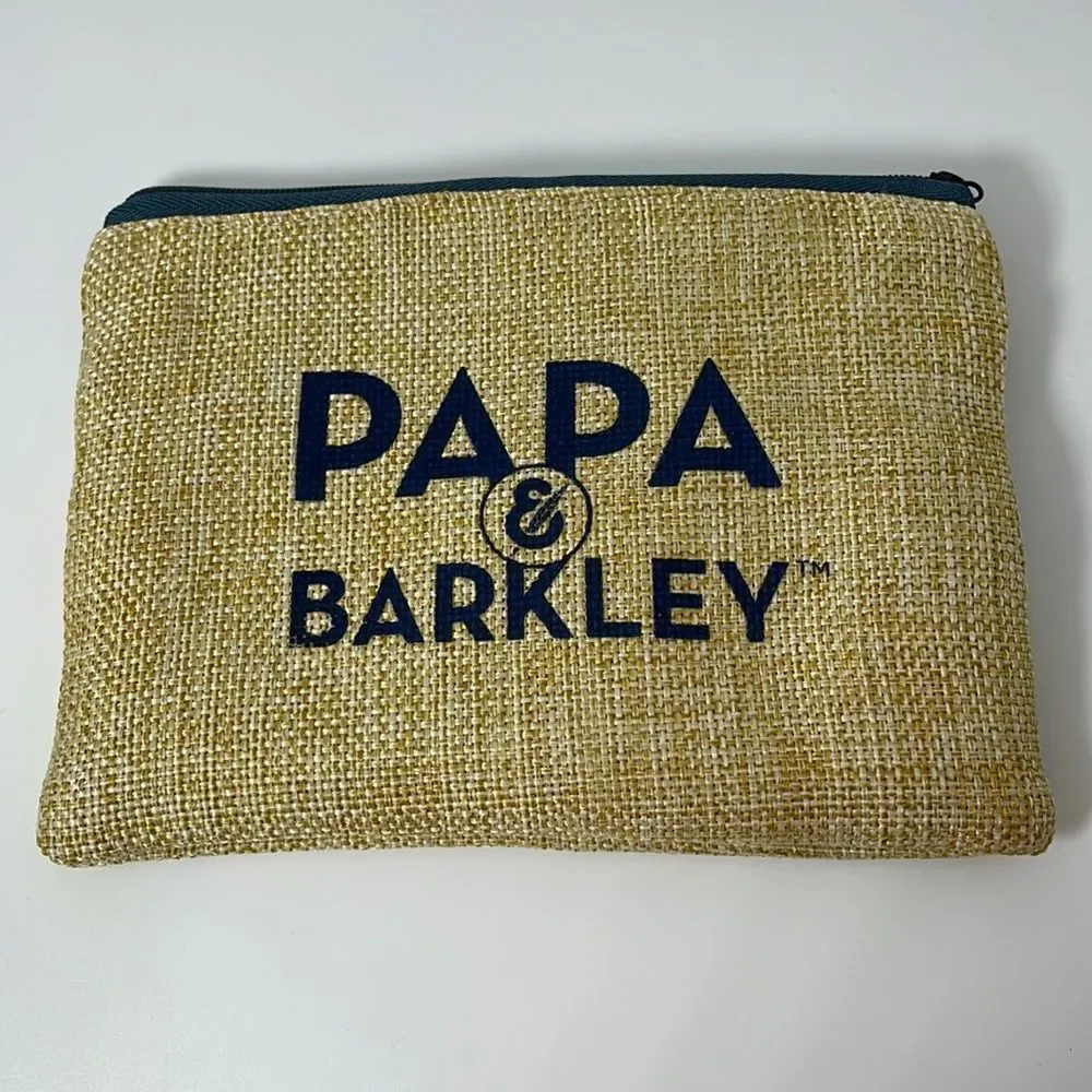 NWT PAPA & BARKLEY COSMETIC BAG